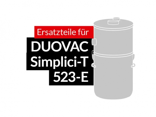 Ersatzteile DUOVAC Modell Simplici-T 523-E